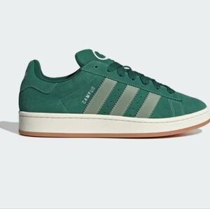 adidas Campus 00s Collegiate Green Silver Green JH8794 Men's Size 9